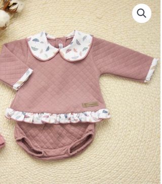 Conjunto Pololo Tormes Rosa Calamaro talla 6M