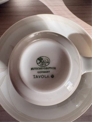 Set 6 tazzine Hutschenreuther porcellana