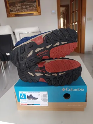 Botas Columbia Niños Azul/Rojo
