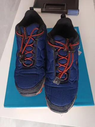 Botas Columbia Niños Azul/Rojo