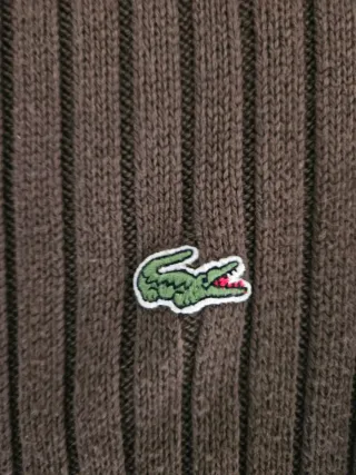 Suéter Lacoste Hombre Marrón Cremallera