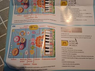 Alfombra Musical Tambor Piano Bebé