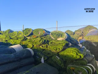 Césped artificial reciclado