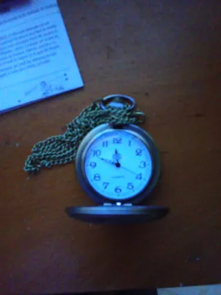 Reloj de bolsillo con cadena