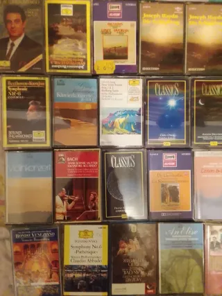 Cintas radio caseta antiguas