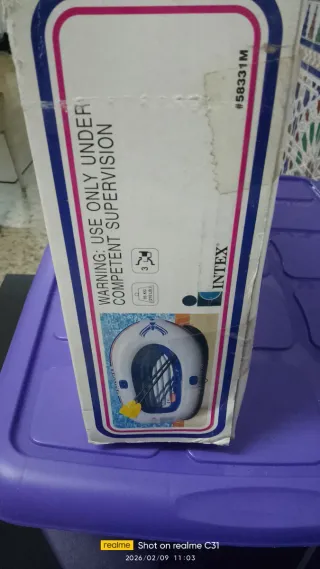 Barca hinchable Intex Wet Set sin abrir