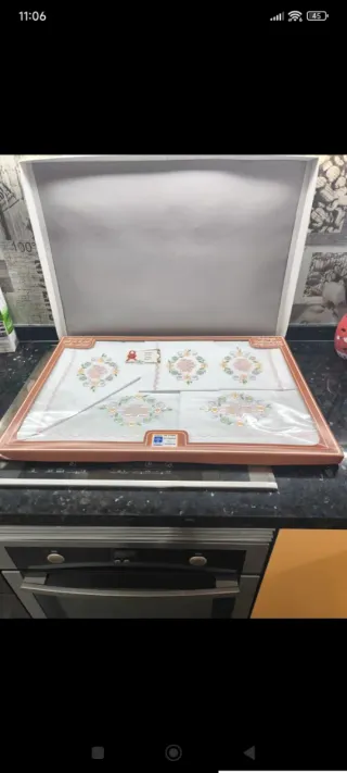 Juego de sábanas bordadas matrimonio