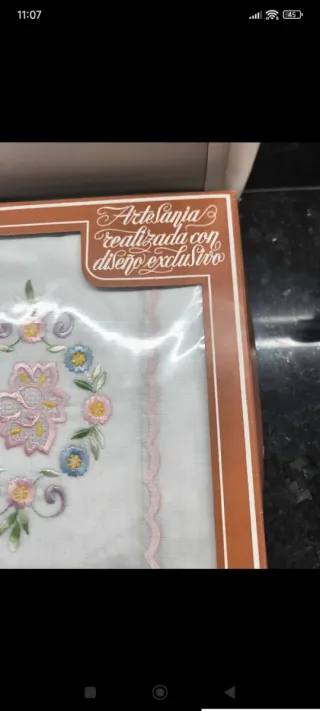 Juego de sábanas bordadas matrimonio