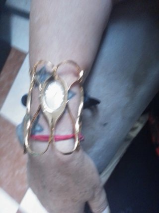 Reloj Majorica Dorado Mujer