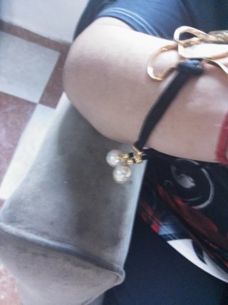 Reloj Majorica Dorado Mujer