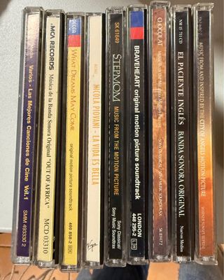 CD BSO Bandas sonoras de películas