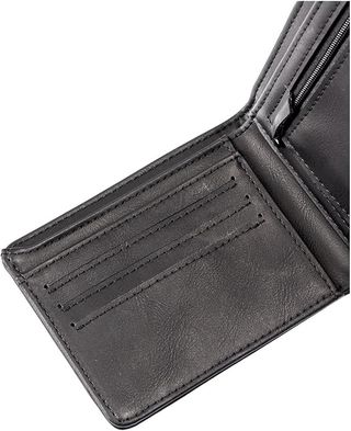 Cartera Quiksilver Slim Rays Negra (nueva)