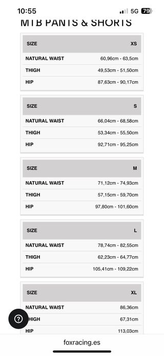 Fox Ranger Water Short Mujer Talla S