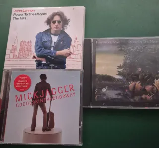 Lote 10 CDs Rock.Lennon/Dylan/Clapton/Jagger/Polic