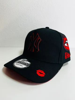 Gorra New Era 9Forty NY Yankees Negra Roja