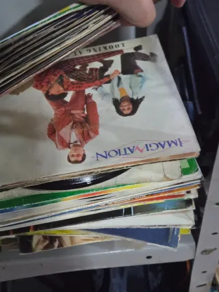 Conjunto di Vinili Pop Rock Piccoli