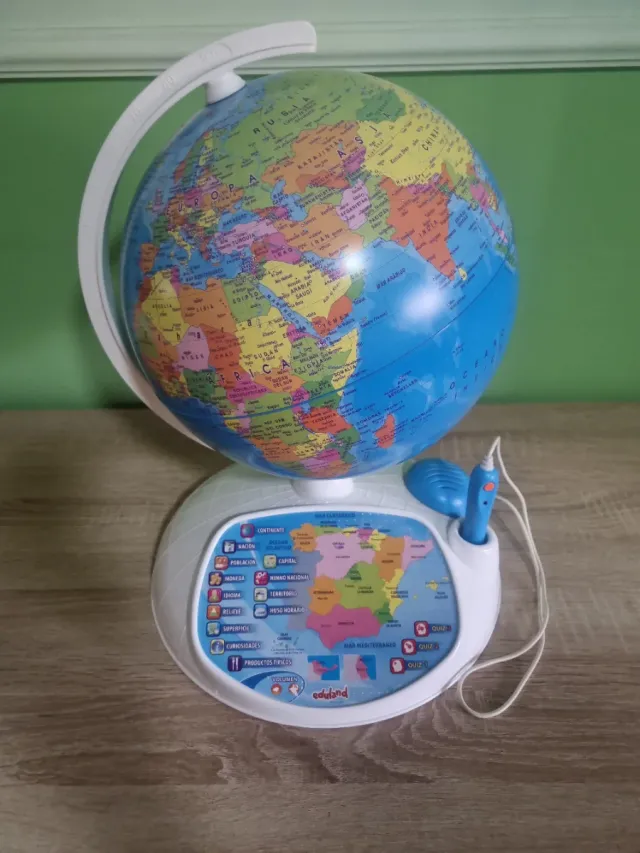 Globo terráqueo interactivo Eduland