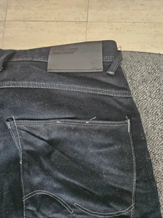 Vaqueros Jack & Jones Negros Hombre Talla 32/32
