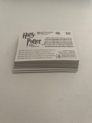 Lote de 45 cromos sin repetir HARRY POTTER