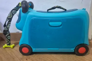 Maleta infantil perrito azul