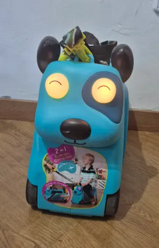 Maleta infantil perrito azul