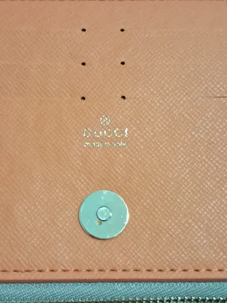 Cartera Gucci Monogram Gris y Marrón Auténtica