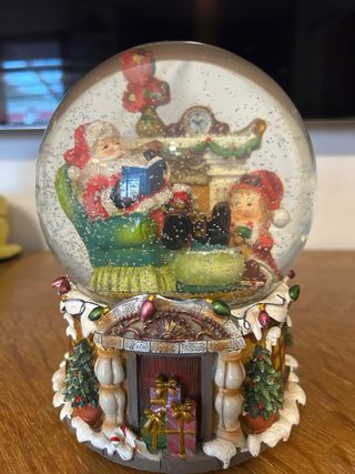 Snow Globe Christmas Grande Palla Di Neve Natale