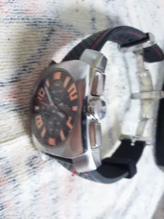 Reloj Lotus Cronógrafo Hombre Negro/Plata