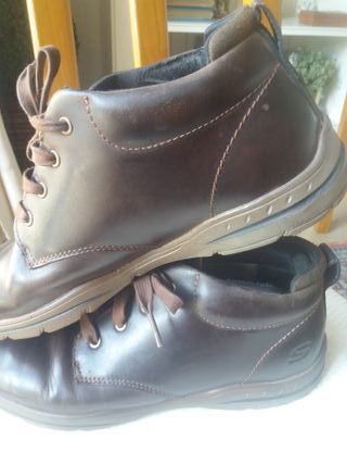 Zapatos Skechers Hombre Marrones Talla 41
