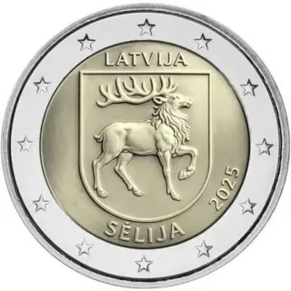 Letonia 🇱🇻 2 euros 2025 - Selija