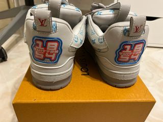 Scarpe Louis Vuitton Bianca è multicolori