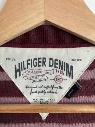 Tommy Hilfiger Chaqueta Punto Rayas Talla L