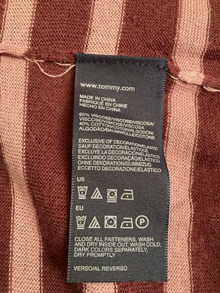 Tommy Hilfiger Chaqueta Punto Rayas Talla L