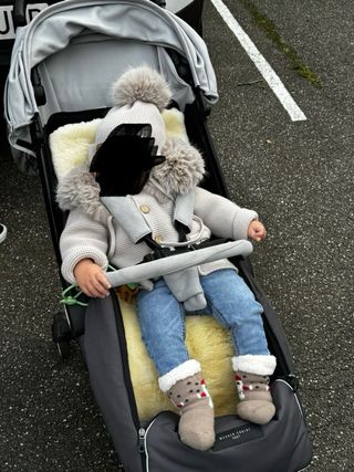 Saquito bebé Werner Christ piel borreguito