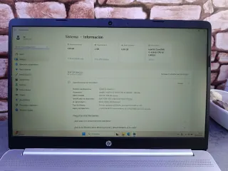 HP i5 Portátil Plata y Negro