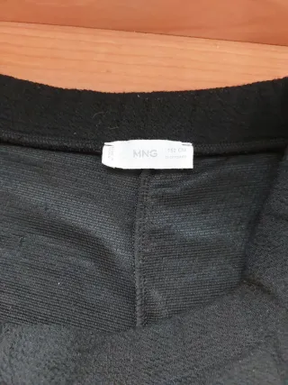 Falda pantalón Mango negra Talla XS