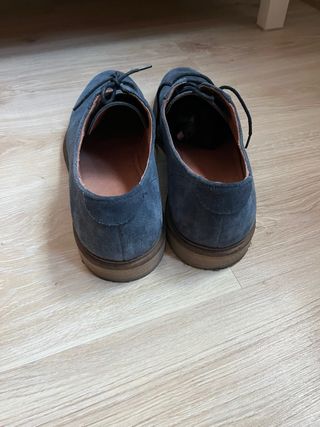 Zapatos H&M Piel Azul Talla 46