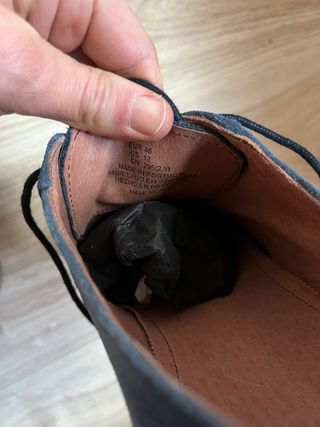 Zapatos H&M Piel Azul Talla 46