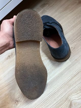 Zapatos H&M Piel Azul Talla 46