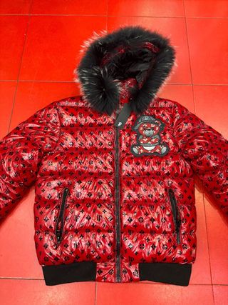 Abrigo LEFT POINT con oso en diamantes