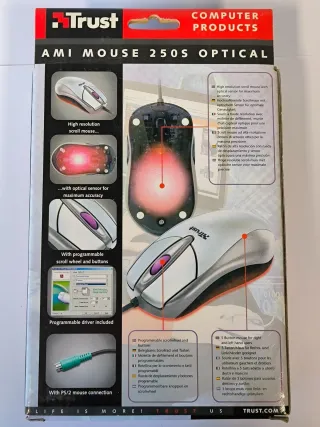 Mouse Ottico Trust Ami 250S PS/2 Vintage