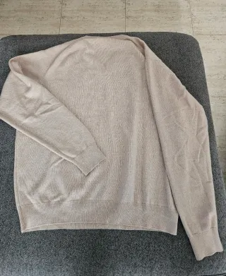 Suéter Lacoste V-Neck Beige Hombre