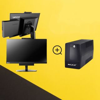 Ordenador Mini PC + Monitor 22" + SAI PHASAK