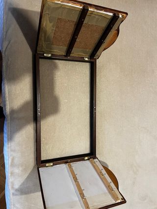 Cuelgallaves decorativo madera y mármol