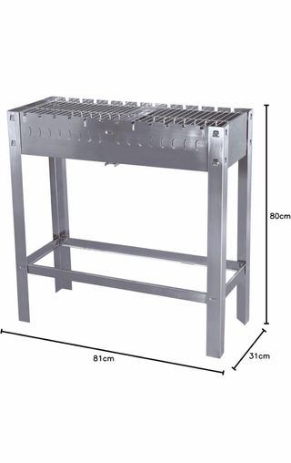Barbacoa Acero Inoxidable 31x81x80