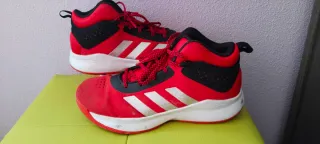 Zapatillas Baloncesto Adidas Rojas y Negras