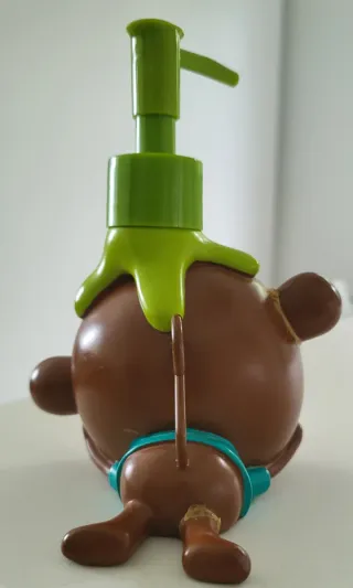 Dispensador de jabón infantil mono