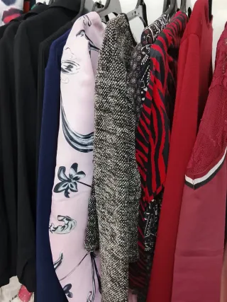 Lote 20 vestidos y chaquetas