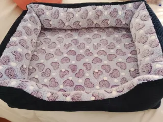 Cama para mascota funda lavable