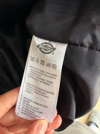 Cazadora Negra Dickies Mujer